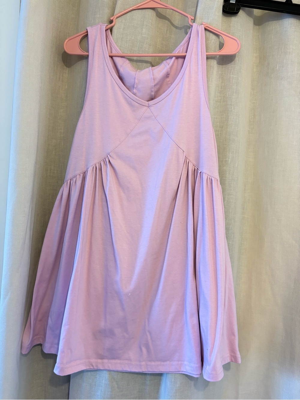 Lavender Sleeveless Tank Dress
